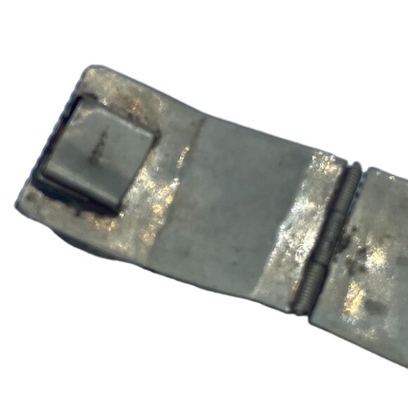 Alpaca Mexico Statement Bracelet Blue Cabochon Stones - Picture 8 of 8